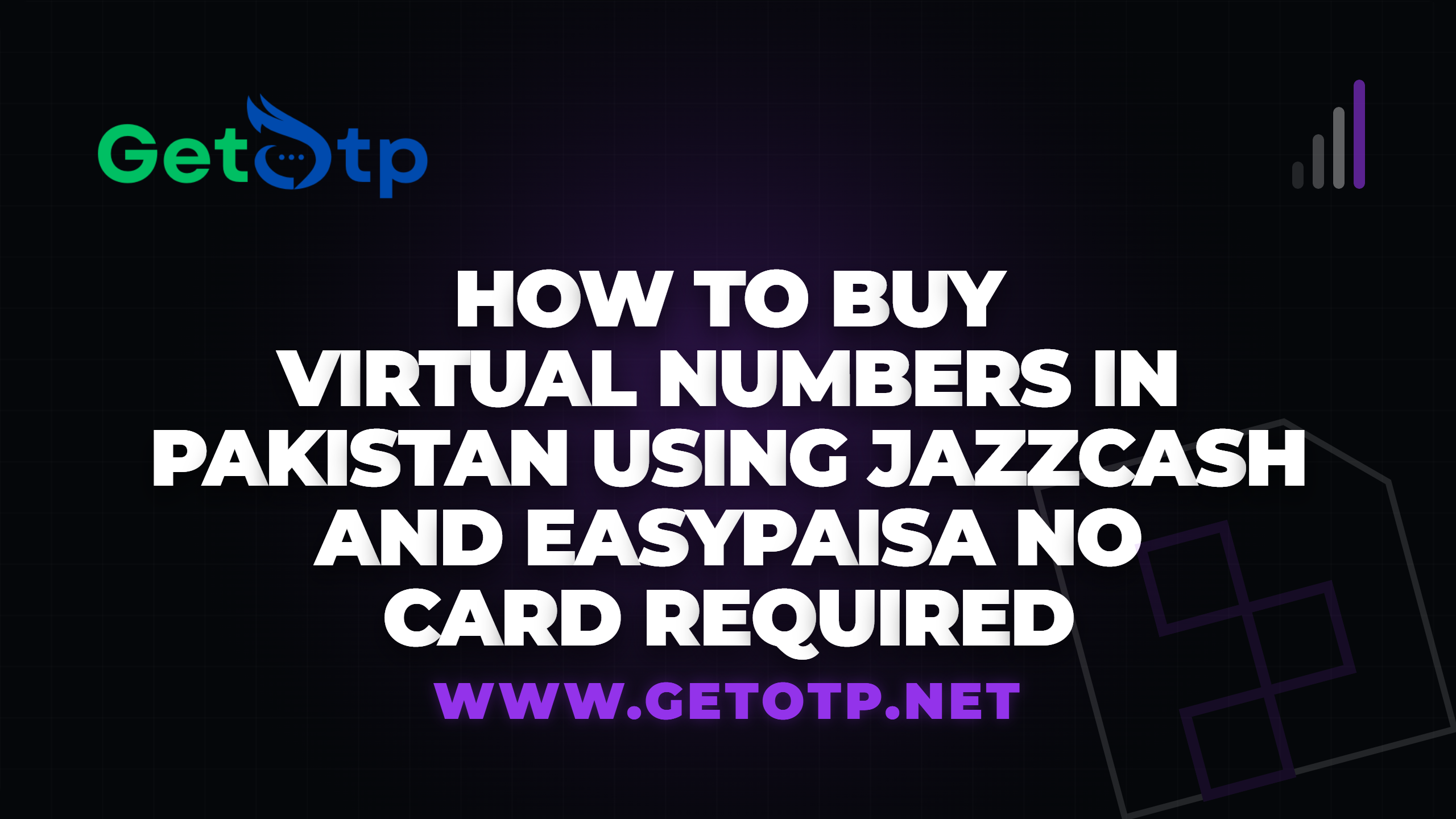 How to Buy Virtual Numbers in Pakistan using JazzCash and Easypaisa (No Card Required)